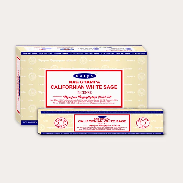 Satya Nagchampa Californian White Sage Incense Sticks -15g