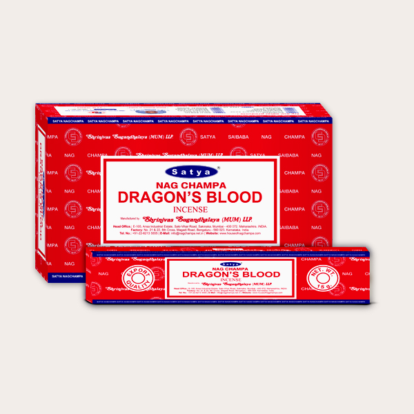 Satya Nagchampa Dragon's Blood Incense Sticks -15g