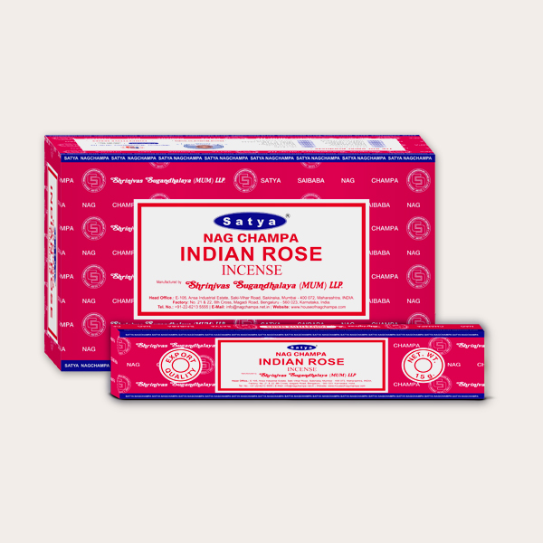 Satya Nagchampa Indian Rose Incense Sticks -15g