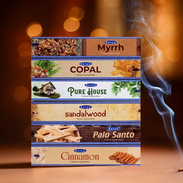 Satya Assorted Premium Incense Sticks {Set 1} 15g x12 pcs