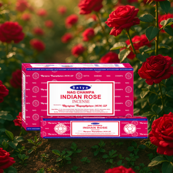 Satya Nagchampa Indian Rose Incense Sticks -15g