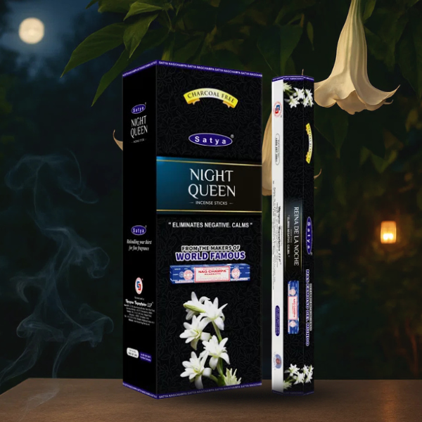 Satya Night Queen Incense Sticks (Pack of 6pcs) - 20 Sticks