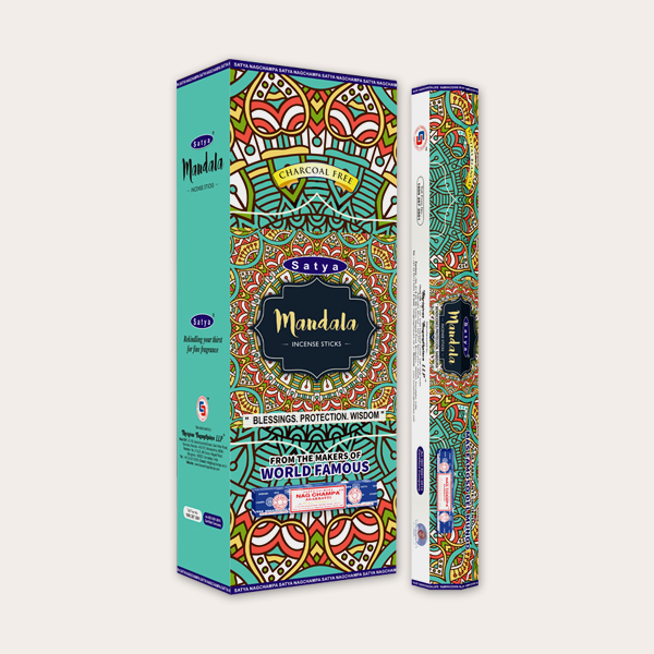 Satya Mandala Incense Sticks (Pack of 6pcs) - 20 Sticks