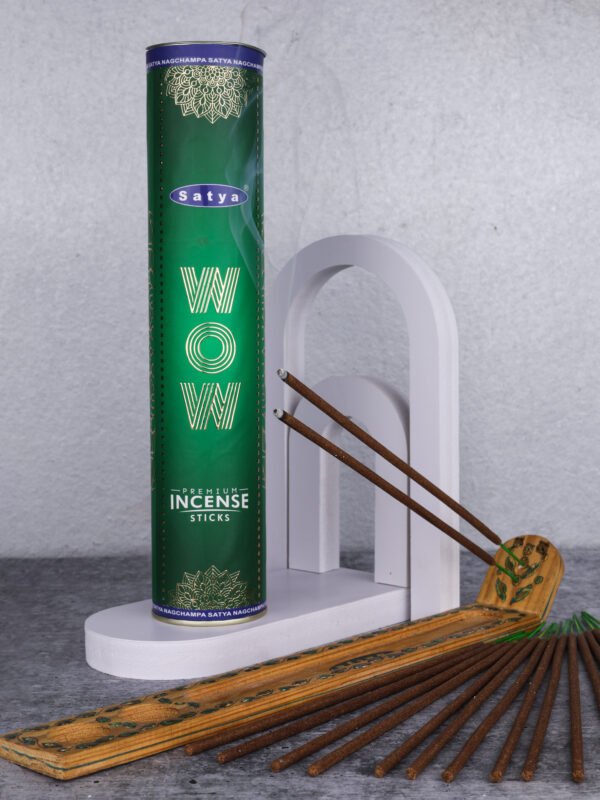 Satya Wow Premium Incense Sticks (Green) - 250gm