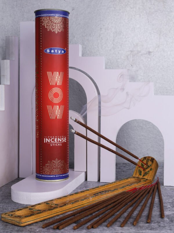 Satya Wow Premium Incense Sticks (Red) - 250gm