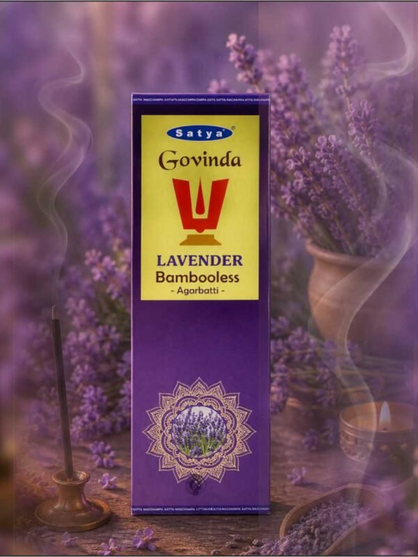 Satya Govinda Bambooless Agarbatti (Lavender) 90gm