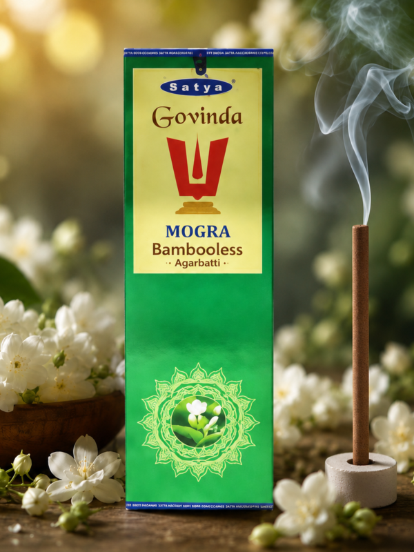 Satya Govinda Bambooless Agarbatti (Mogra) 90gm