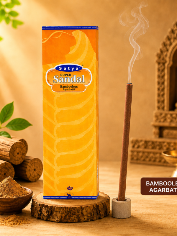 Satya Bambooless Agarbatti (Super Sandal) 90gm
